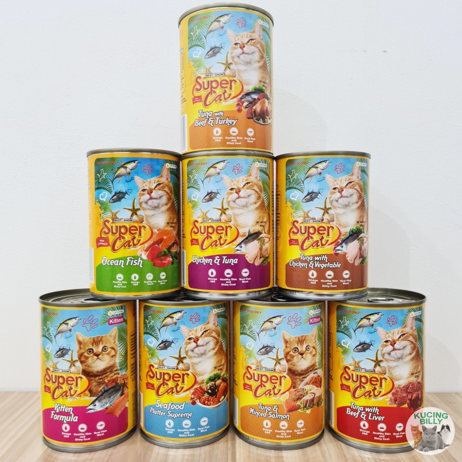 SUPERCAT KALENG ADULT ALL VARIANT 400GR