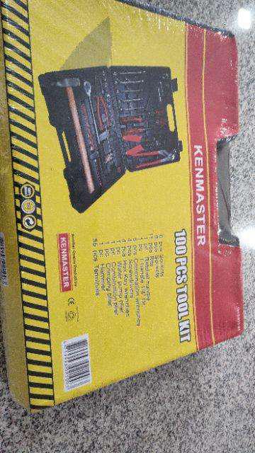 Kunci Shock Set Lengkap Toolkit Set Kenmaster N2 100 Pcs Murah Alat Perkakas Tukang Lengkap (ori)