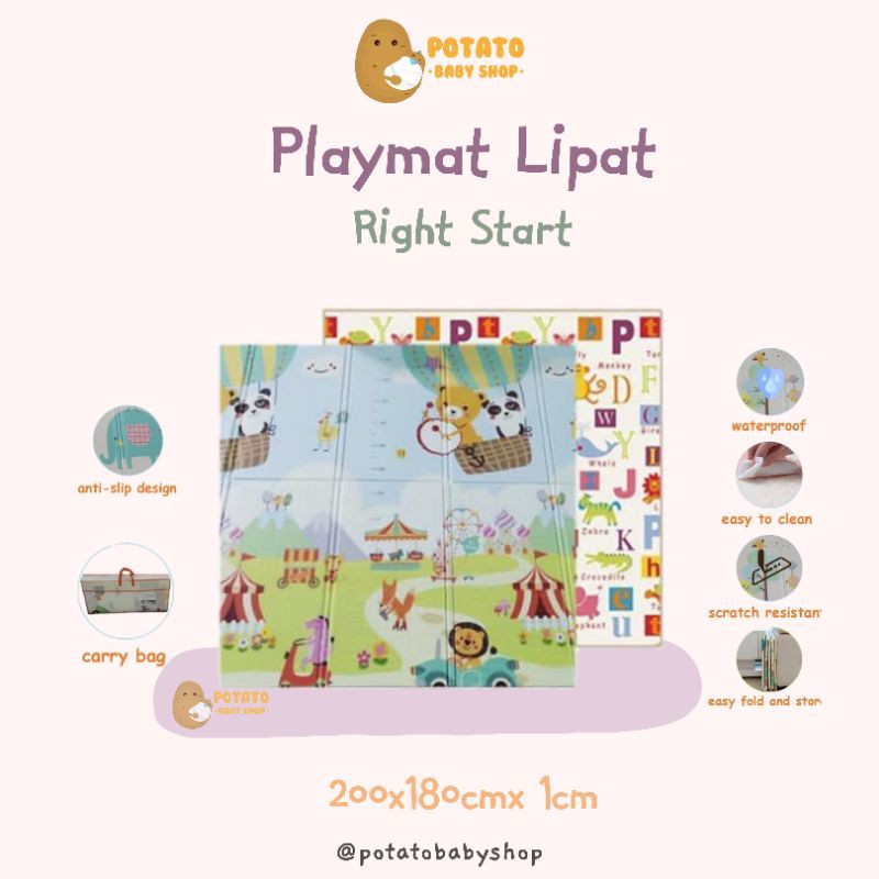 Right Start - Folding Mat / Playmat Karpet Lipat