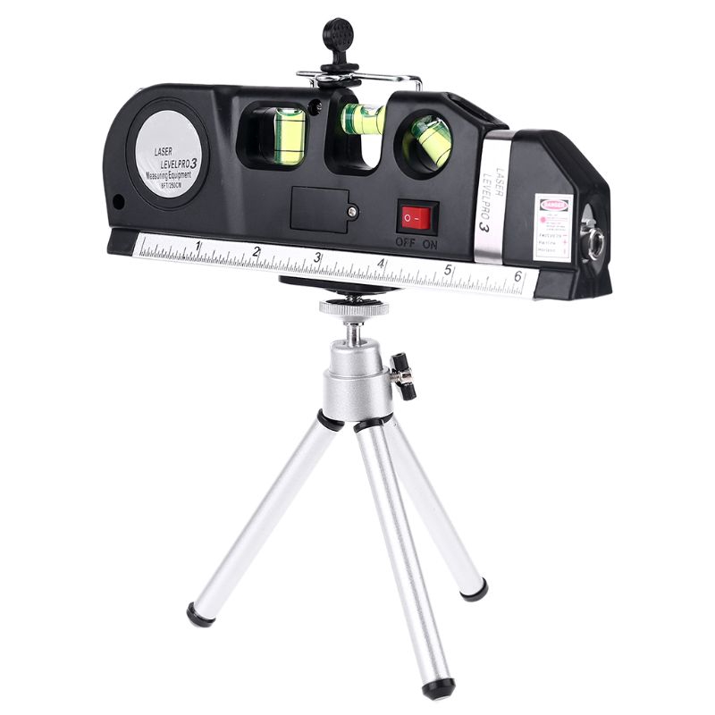 Zzzx Alat Pengukur Level Laser 2 Garis Multifungsi Dengan Tripod