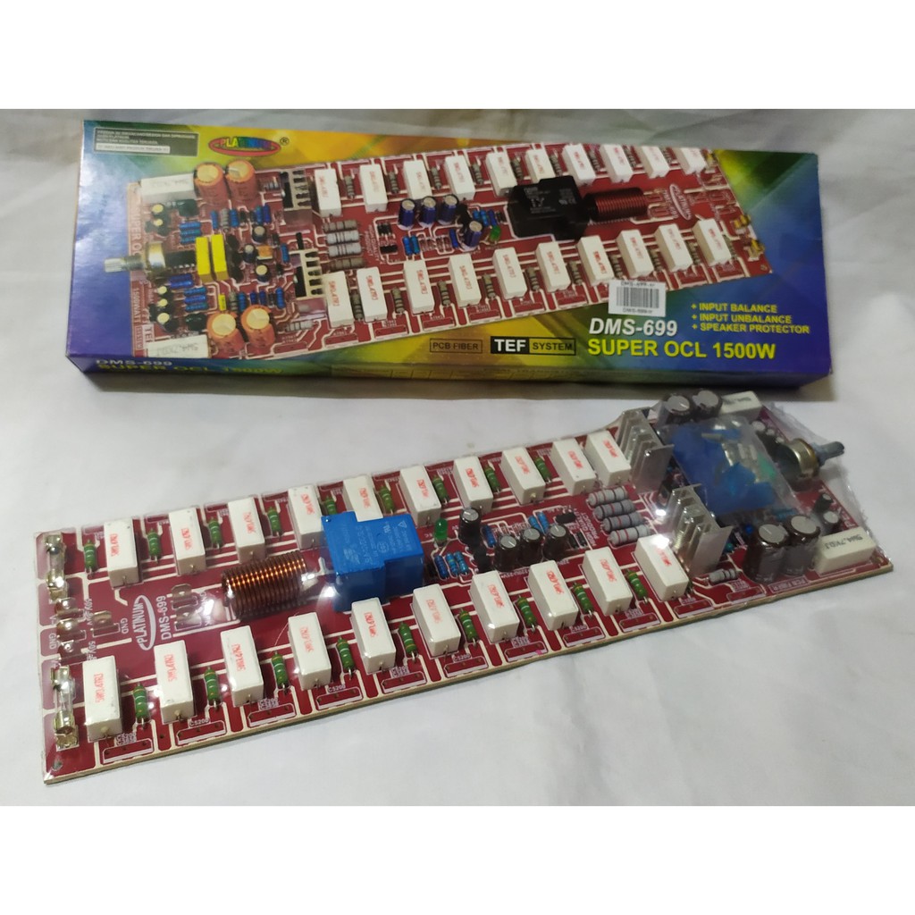 Kit Platinum Kit Power Amplifier DMS-699 SUPER OCL TEF 1500Watt Mono DMS-699