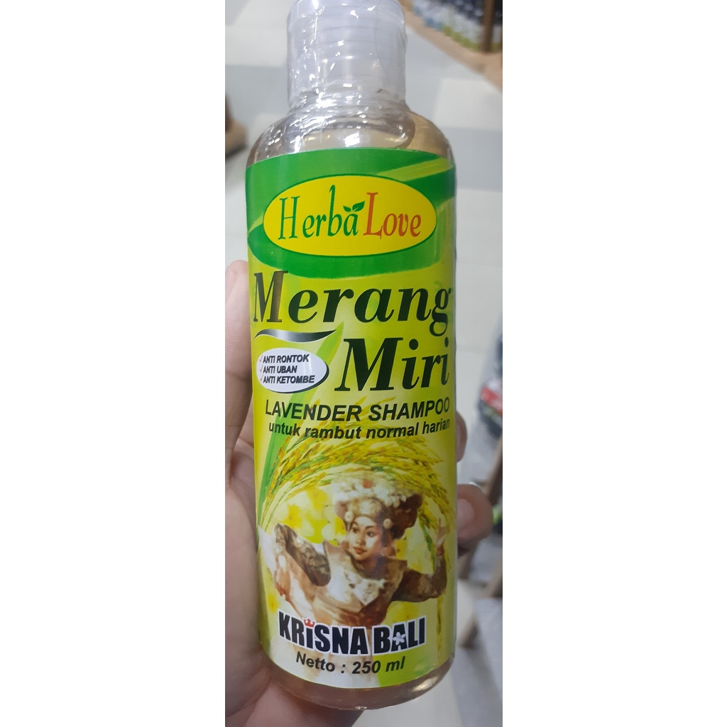 MERANG MIRI LAVENDER SHAMPOO “HERBALOVE” 250ML