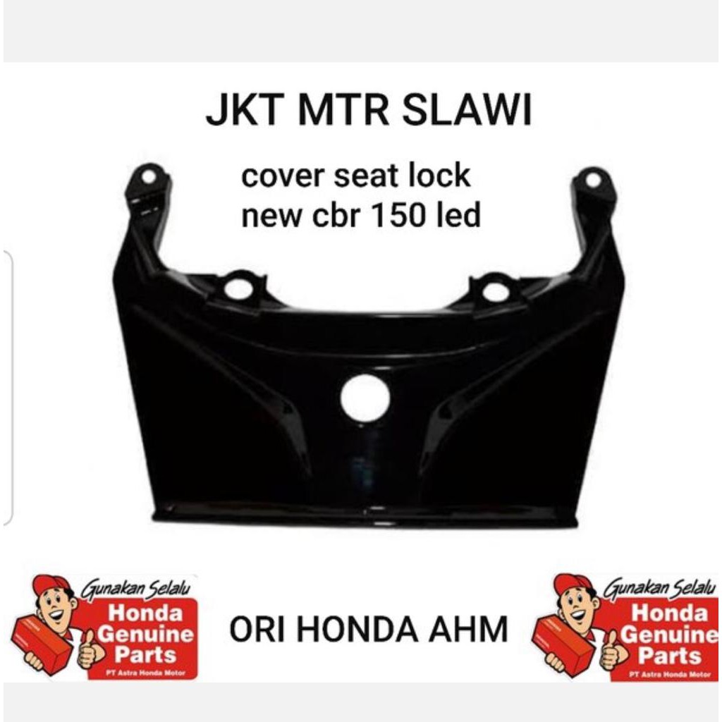 83141-K45 cover seat lock arna hitam dop putih new cbr 150 led k45g 2016-2018 ori honda ahm asli honda