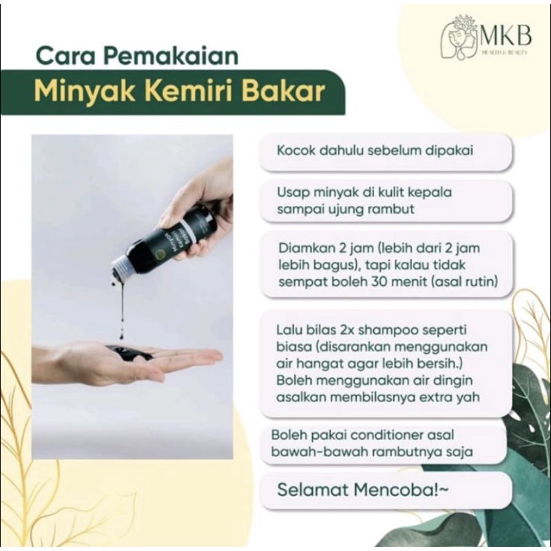 [READY STOCK SIAP KIRIM!!] MINYAK KEMIRI BAKAR ORIGINAL BALI | OPEN RESELLER