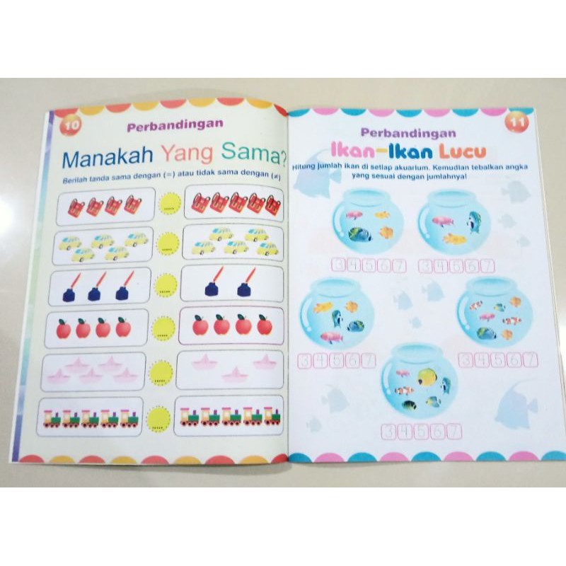 BUKU ANAK, BUKU MATEMATIKA CERIA UNTUK ANAK TK/PAUD(21×28cm)