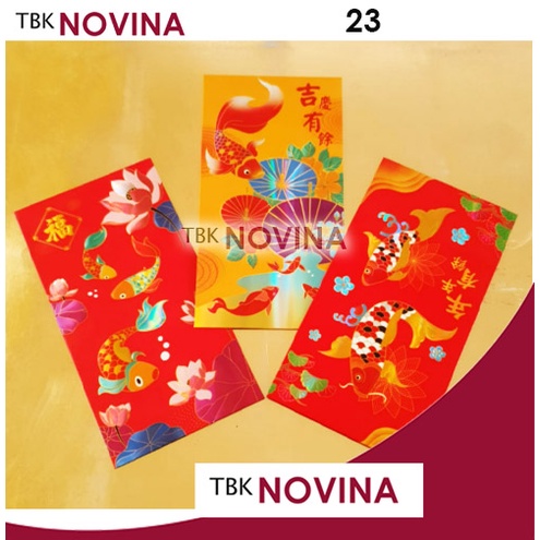 

ANGPAU IMLEK MEWAH LUX / RED POCKET CHINESE NEW YEAR / ANGPAU SINCIA