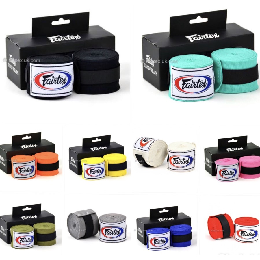 Fairtex HW4 Mesh Hand Wraps Black