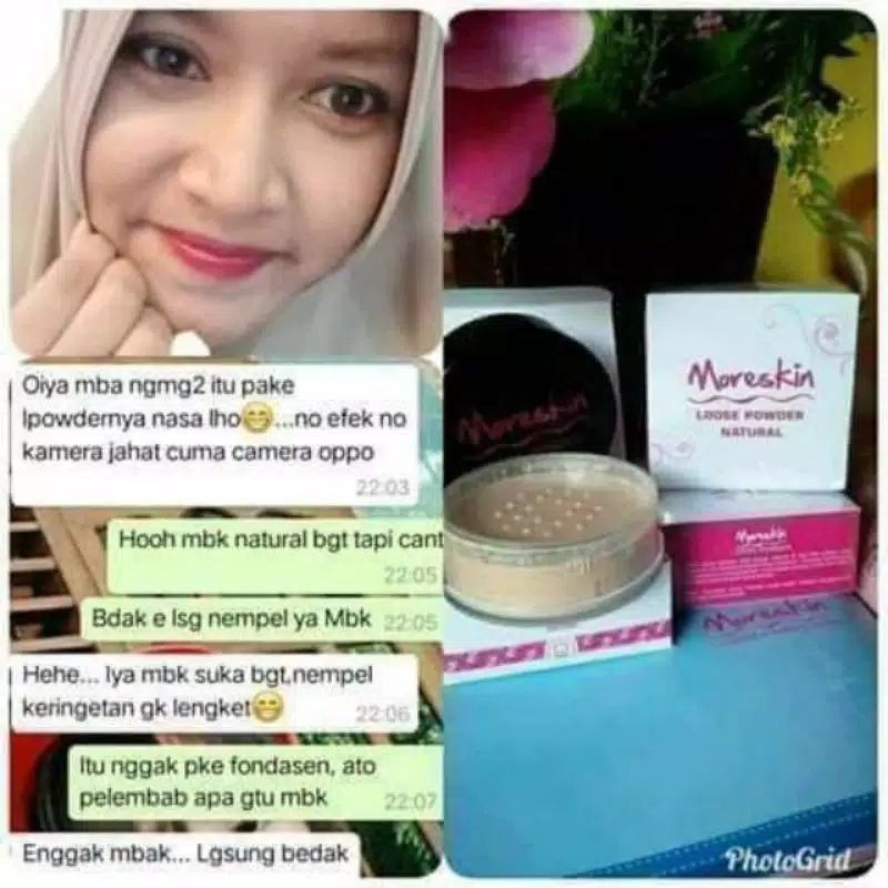 Moreskin Loose Powder 100% Original NASA | Moreskin Bedak Tabur