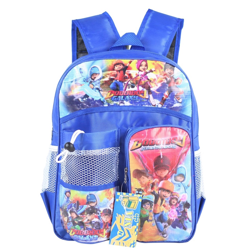 Tas Biru Tas Anak Ransel Anak Laki Laki Tas Anak Botol Mini Karakter Boboiboy Ransel Murah Keren