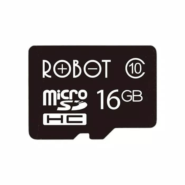 Robot Memory Card 16GB Class 10 Micro SD