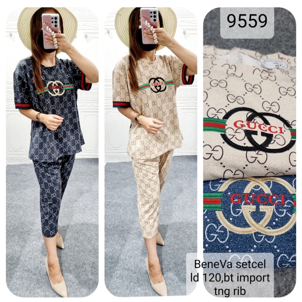 Setcel Theresia Beneva 7/8 LD 120 Motif Guc*ci list 9559
