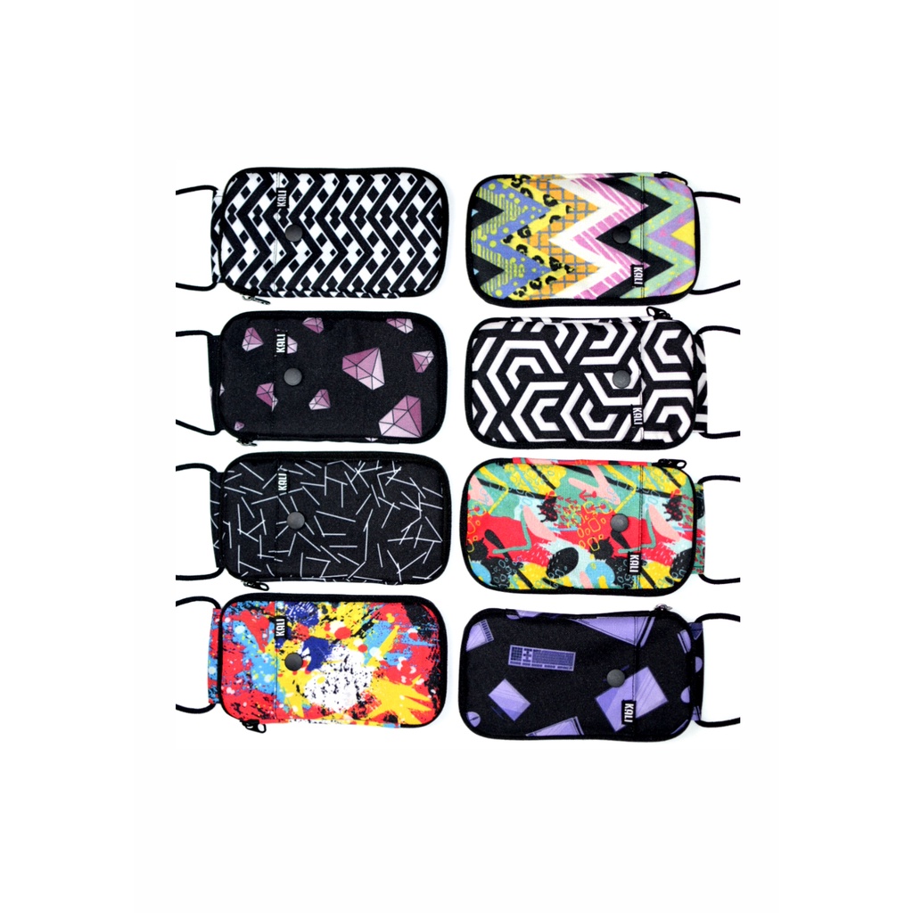 Sling Phone Pouch Wallet // Hanging Wallet Motif // Card Holder Dompet Kartu Pria Wanita // Sling Bag Mini By KALI