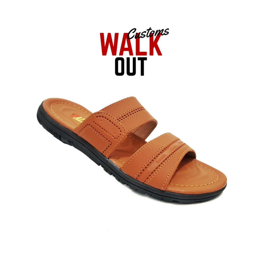WALKOUT - Sandal Slide Ban 2 Pria Casual Synthetic Leather