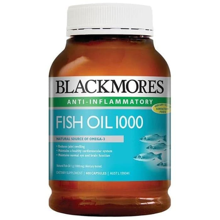 Blackmores Fish Oil 1000mg Omega 3 400 Kapsul omg