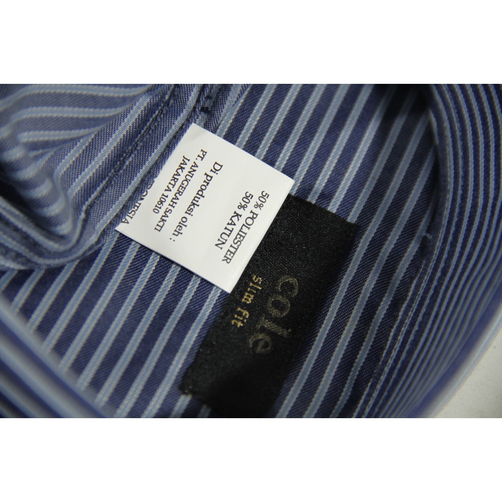 COD Kemeja Pria Formal Lengan Panjang COLE Slim Fit Motif 02 | Hem Formal 100% Original Brand