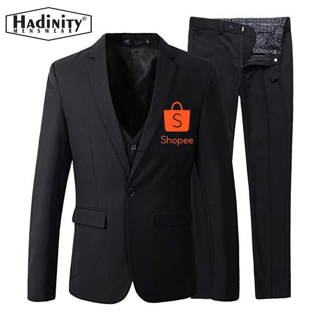  SETELAN  JAS  PRIA 2IN1 FORMAL JAS  BLAZER SLIMFIT WISUDA JAS  