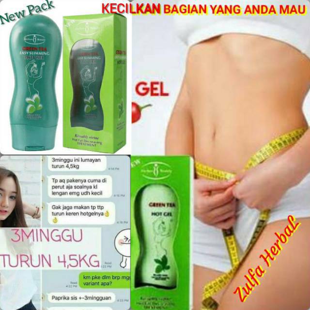 Cream Pelangsing AICHUN BEAUTY SLIMMING GREEN TEA