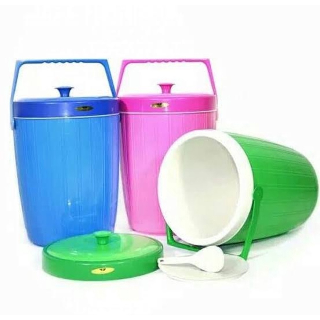 TERMOS NASI 8L / THERMOS NASI 8 LITER - Termos Es  BATU / Rice Bucket USA / Ice Bucket 8L Merk Blue 