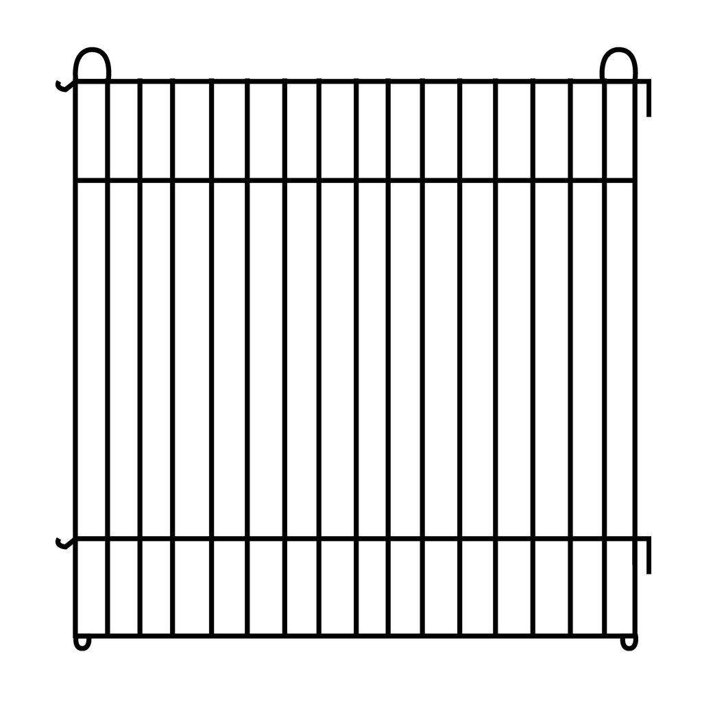 PAGAR KANDANG 60X50 hewan anjing kelinci kucing GUNINCO-6050 HITAM