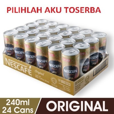 Kopi Nescafe Kaleng / Nescafe Can (Original) 240 ml - ( HARGA 1 DUS ISI 24 )