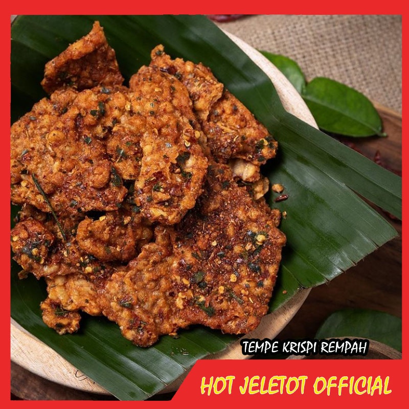 

BOLEH COD - TEMPE KRISPI REMPAH PEDAS HOTJELETOT 250 gram