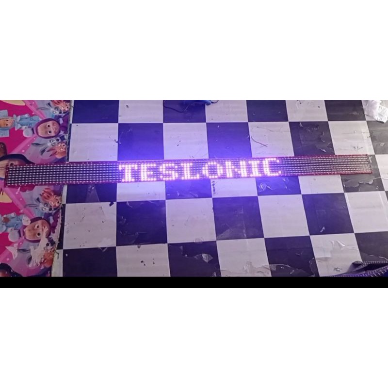 modul strobo text 8 baris