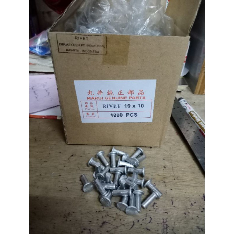 1 Bh Paku Rivet 10x10 Merek Marui Genuine Part