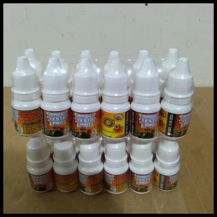Obat Pendongkrak Suara Burung Kicau Megic Testo Pro