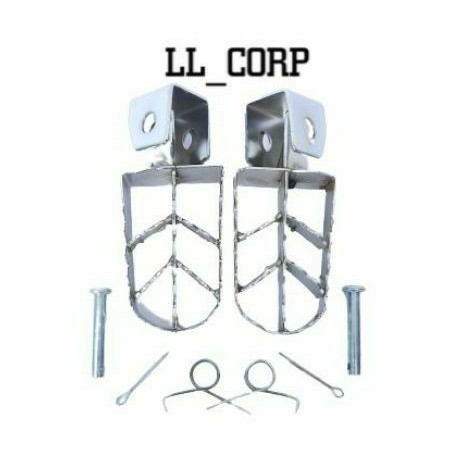Footstep Postep Foot Step Bostep Motor Trail Klx Crf 150L Viar Cross X 250 Yz Ktm Depan Chrome I