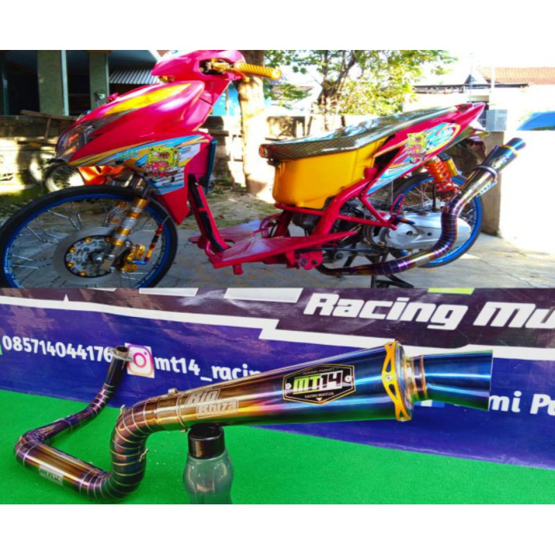 knalpot kidal Cobra matic Vario125 ORI MT14 RacingMuffler