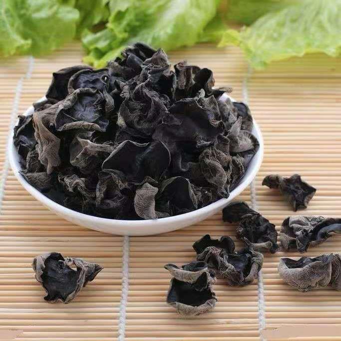 Jamur Kuping Hitam Kering / Dried Black Fungus / Jamur Hitam berat 50 gram
