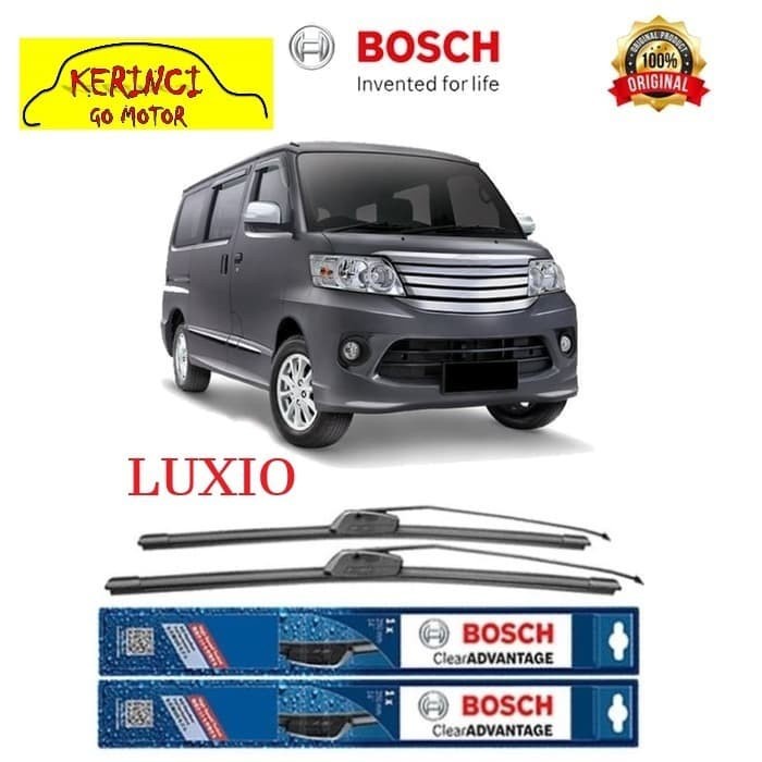 WIPER BOSCH CLEAR ADVANTAGE DAIHATSU LUXIO 19&quot; &amp; 19&quot; SEPASANG WIPER