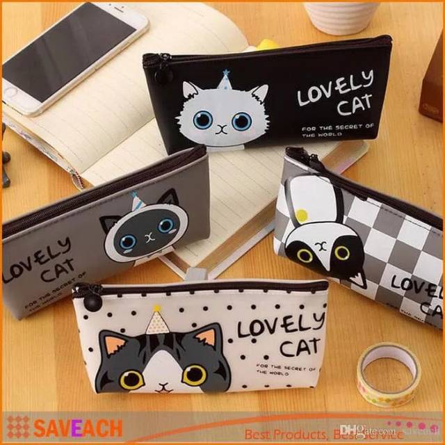 

Tempat Pensil dan Alat Tulis Motif Lovely Cat