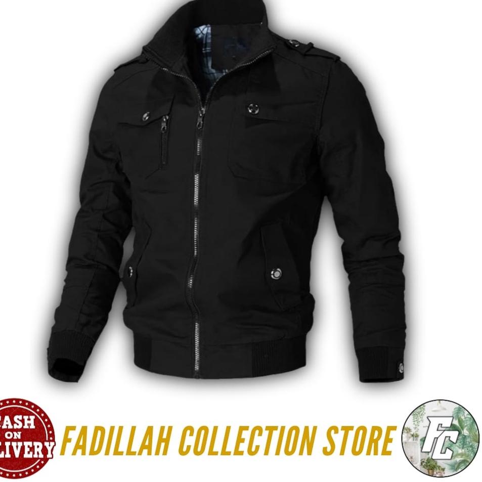 Jaket Bomber Parka Pria Classik2021 / Jaket kanvas / Jaket semi parka / Jaket Pria / Jaket Bomber Pr