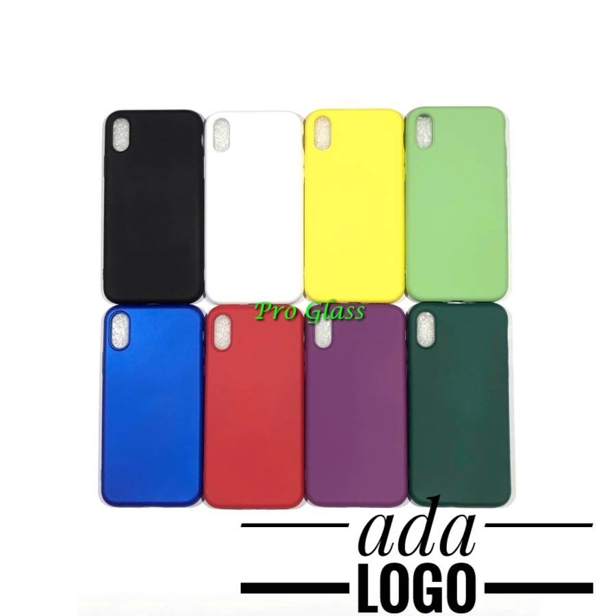 C119 Iphone X / XS / XR / XS MAX Premium Matte Doff Silicone Case + Lens Protection