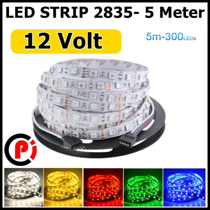 Led Strip RGB 2835 12V Waterproof 300Led 5Meter 1roll Outdoor IP44