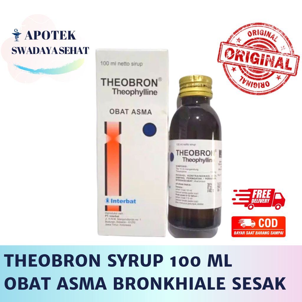 THEOBRON SYR 100ML - Theophylline Obat Asma Bronkhiale Sesak