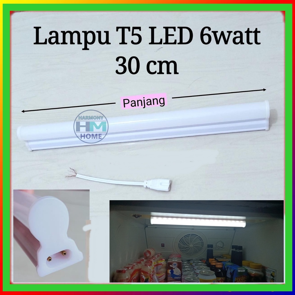 Lampu Neon/Lampu Etalase LED Lampu T5 LED 6 watt 6w 6watt 30cm