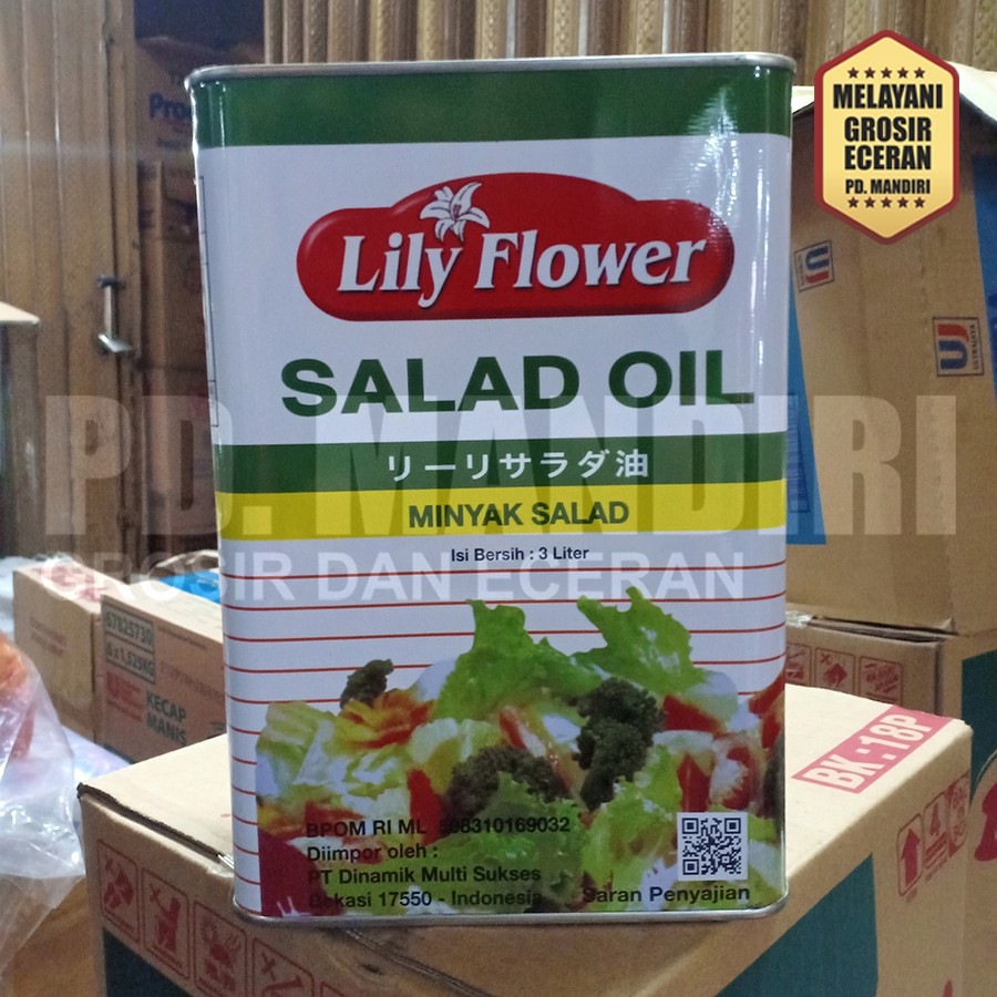 

LILY FLOWER SALAD OIL 3 L