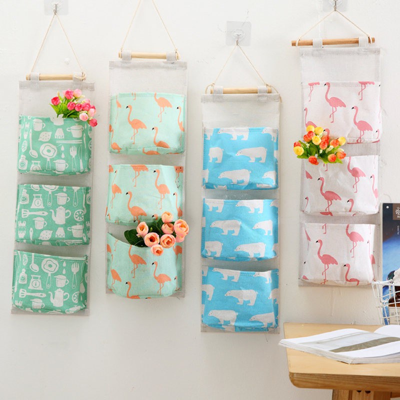 ☛TK☚ R506 STORAGE BAG GANTUNG 3 SEKAT SERBAGUNA / ORGANIZER GANTUNG 3 SEKAT