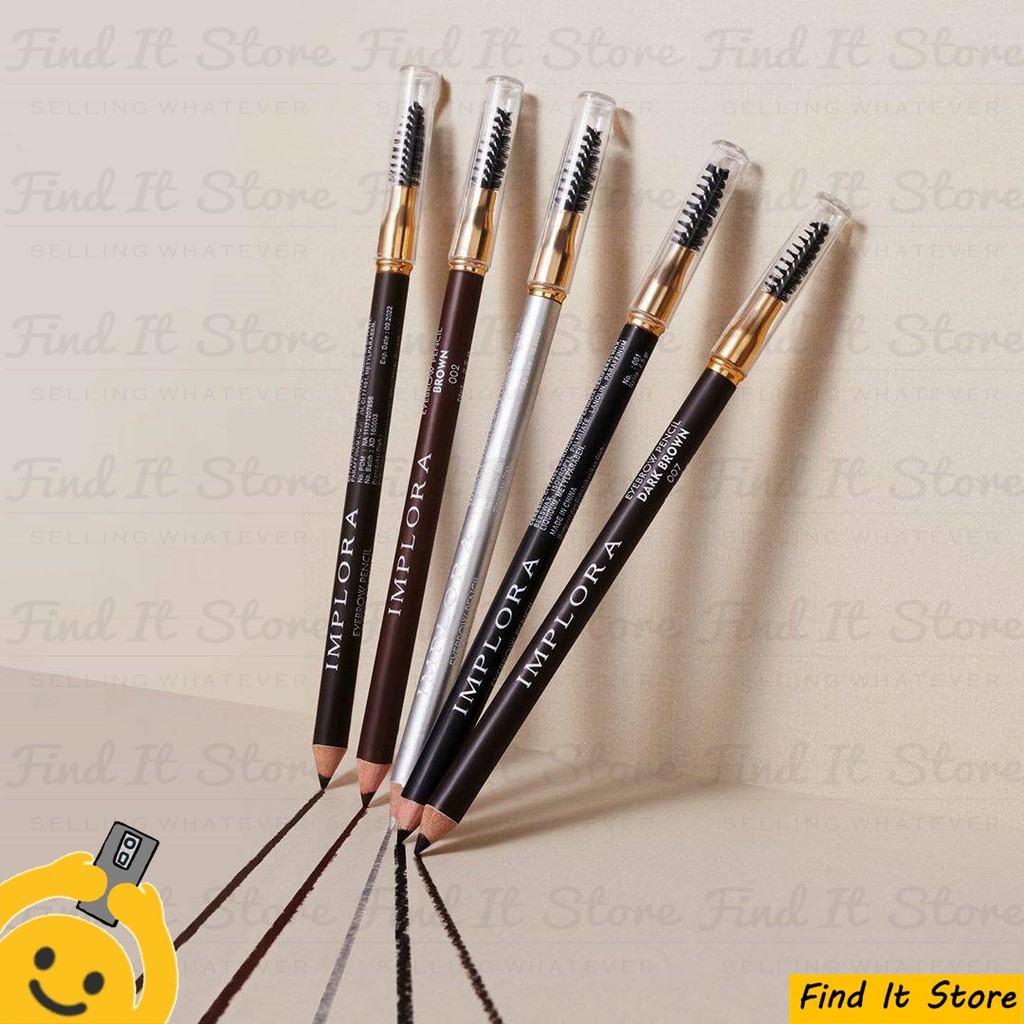 Implora soft type eyebrow pencil pensil alis BPOM Original | Soft Brow Pencil