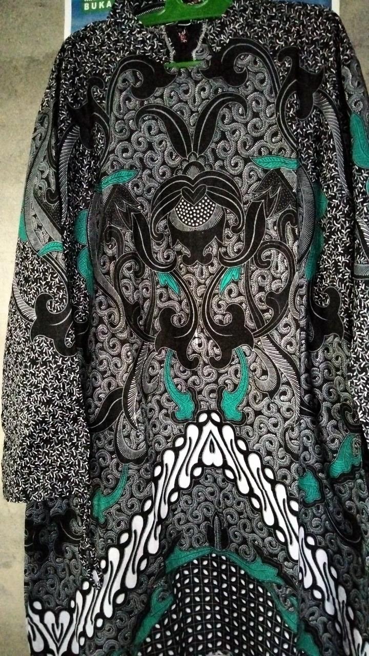 Batik Couple Keluarga Sania Ruffle Ori Ndoro Jowi Dnt Sekar Abu