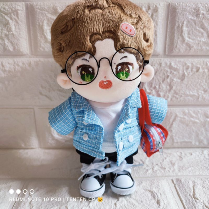Wang Yibo Blue costume + bag 20cm doll clothes kpop Uniq