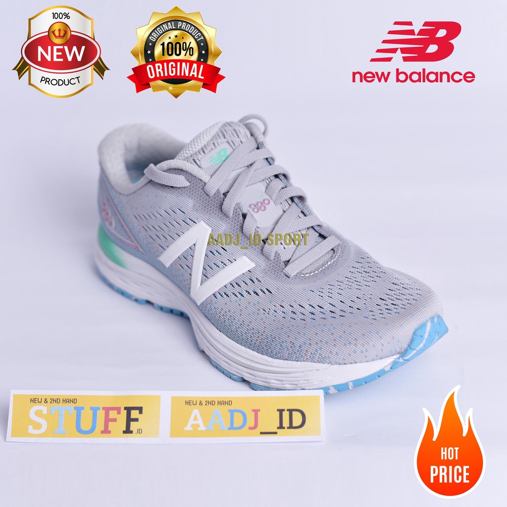 Sepatu Lari Wanita NEW BALANCE 880 V9 WOMENS RUNNING SHOE (WIDE) W880PP9 ORIGINAL SNEAKER