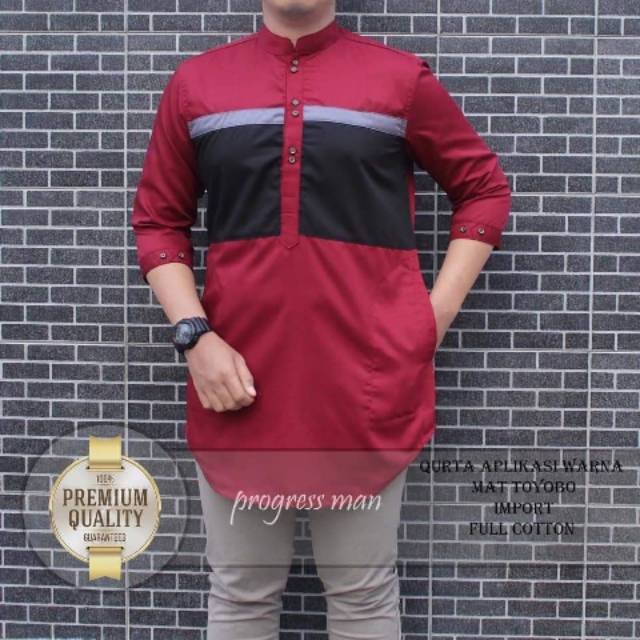 TOTOTAshop.Baju koko TEGUH pria M-L-XL,Lengan 7/8,bahan cotton premium polos.