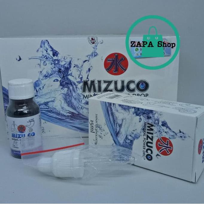 MIZUCO MINERAL POWER DROP 1 BOTOL ORIGINAL {EKSLUSIF Kode 189