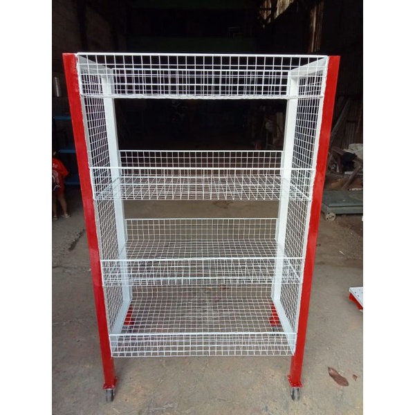 RAK CIKI BESAR CHIKI SNACK SERBAGUNA PAKAI RODA 4 SUSUN MURAH