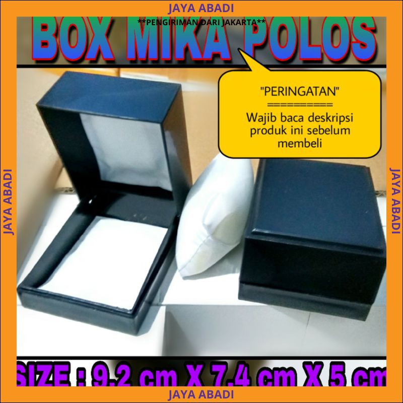 

BOX MIKA HITAM POLOS