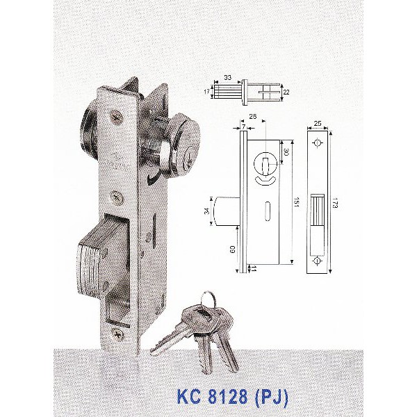 Termurah!!! Kunci 8128 Dekkson......Kunci Swing Al KC 8128 Dekkson