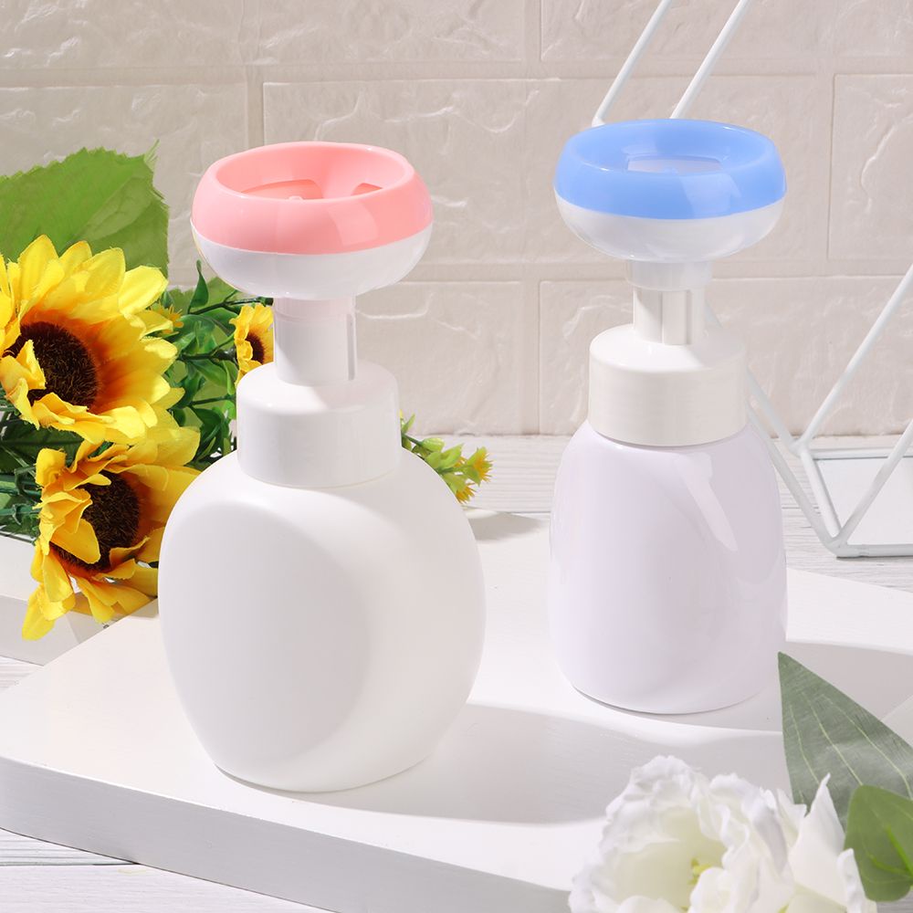 Botol Dispenser Sabun Cair / Shampoo / Hand Sanitizer Bentuk Nanas / Bunga Bahan Plastik Multi Warna